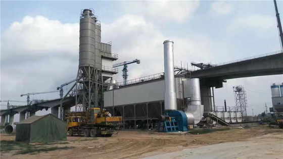 คุณภาพ  40-400TPH Asphalt Batch Mix Plant With Hot Aggregate Bin Fully Automated โรงงาน