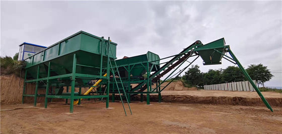 มูลนิธิโรงผสมดินเคลื่อนที่ฟรี 90KW สำหรับโครงการรถไฟ