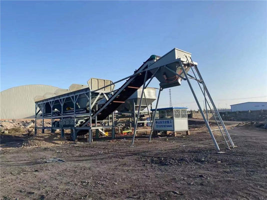 สถานีผสมดินไฟฟ้าเสถียรความจุขนาดใหญ่โรงผสมแบบเคลื่อนที่ 100KW