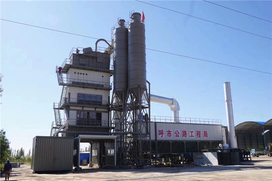อุโมงค์ก่อสร้างโรงงานยางมะตอยผสมล่วงหน้าบิทูมินัสโรงผสมร้อน 120t/H