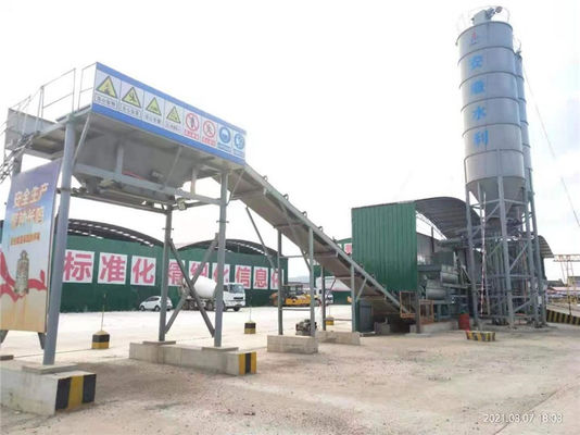 240KW Double Motor Stabilization Soil Mixing Stations โรงผสมแบบอยู่กับที่