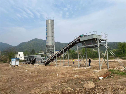600t / H Stabilized สถานีผสมดิน Water Stabilized Layer Mixing Plant Equipment