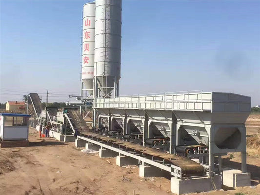 340KW Stabilized Soil Mixing Plant PLC ควบคุมสำหรับการก่อสร้างทางรถไฟ