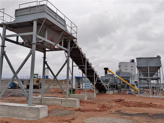 โรงงานผสมปูนซิเมนต์ปูนขาว 300-800t/H บนโรงงานผสมปูน