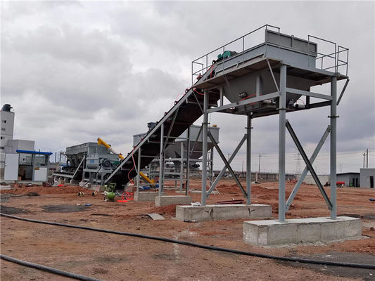 เครื่องวัดดินผสมซีเมนต์ด้วยคอมพิวเตอร์ 140KW 500t / H ประสิทธิภาพสูง