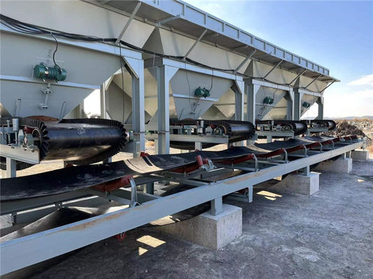 Aggregate Batching System ผสมชิ้นส่วนพืชสำหรับสถานีผสมดินเสถียร